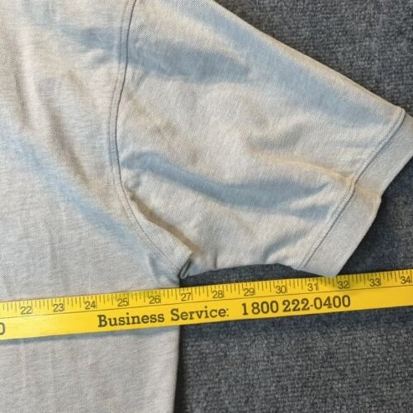 Warner Bros Marvin The Martian VTG Men’s Short Sleeve Polo Shirt 2XL Cotton Gray - Picture 8 of 8